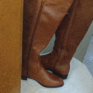 Elegant Brown Knee-High Boots